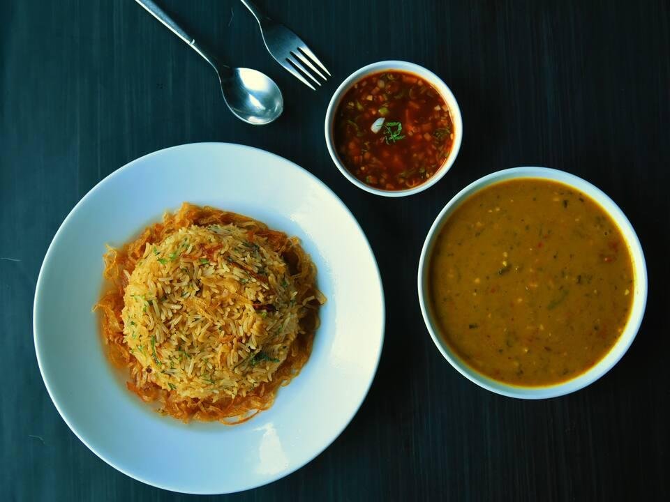 Traditional Indian Vegetarian Meal